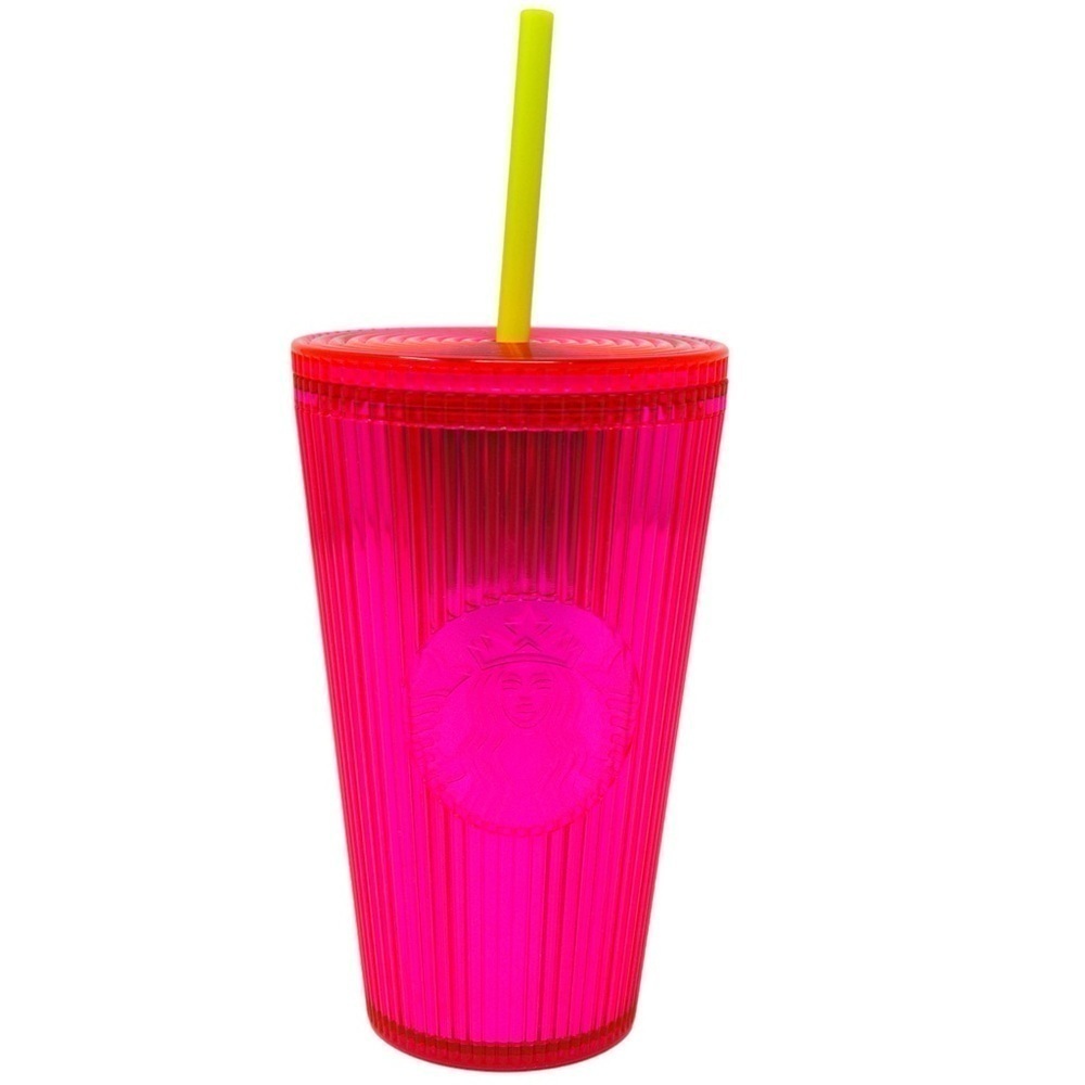 Starbucks‎ Summer 2023 Iridescent Magenta Bling Cold Cup (16 oz)